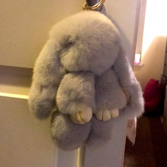 Real fur Bag charm - Picture 2 of 2